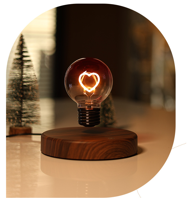 🔥Last Day: 49% OFF🔔Magnetic Levitation Rainbow Bulb Desktop Ornament Creative Night Light
