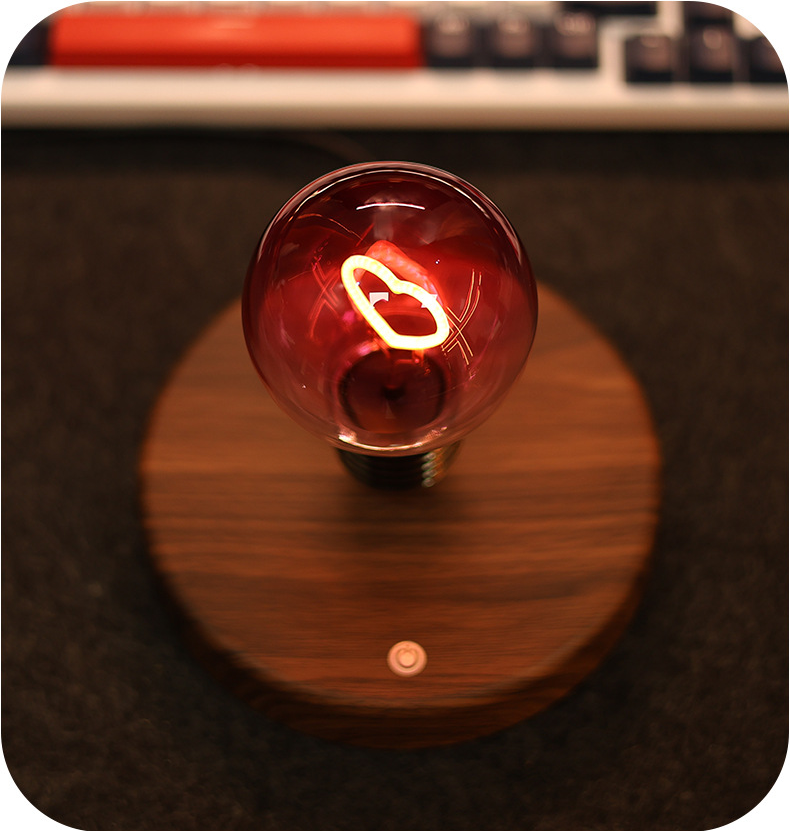 🔥Last Day: 49% OFF🔔Magnetic Levitation Rainbow Bulb Desktop Ornament Creative Night Light