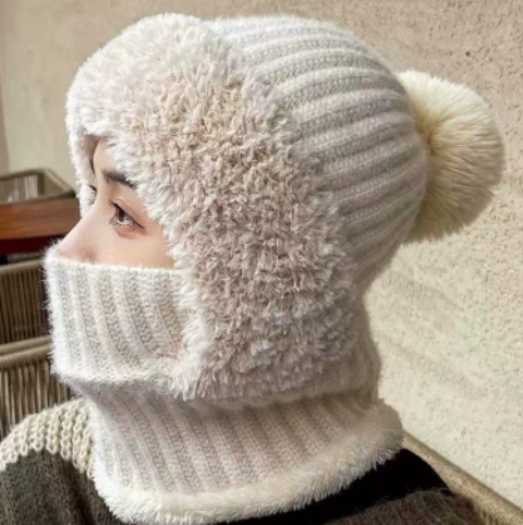 3-in-1 Winter Beanie Hat